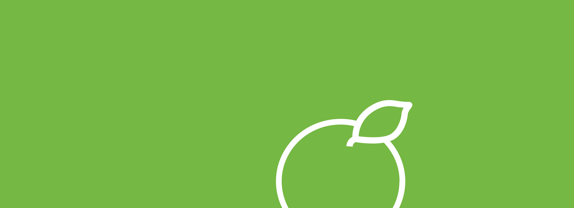 Fundo verde com uma ilustração de um araçá parcialmente exposto na tela